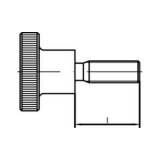 Toolcraft TO-5447913 vijci s rebrastom glavom M6 25 mm DIN 464 mjed 25 St. | shoptok.hr