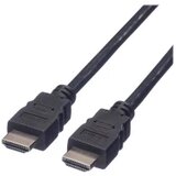 Value HDMI priključni kabel HDMI A utikač 1.00 m crna 11.99.5526 sa zaštitom HDMI kabel Cijene