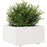  Vrtna sadilica bijela 90x90x49 5 cm od masivne borovine | shoptok.hr