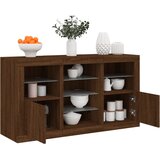 vidaXL Komoda s LED svjetlima boja hrasta 123x37x67 cm Cijene
