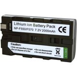 Conrad energy Akumulator za kamero nadomestek za originalni akumulator NP-F530\, NP-F550\, NP-F570 7.2 V 2000 mAh, (20414588) | Shoptok.si
