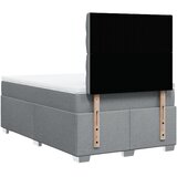  Krevet s oprugama i madracem svjetlosivi 120x190 cm od tkanine | shoptok.hr
