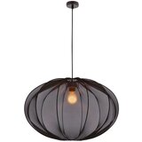 Candellux Lighting Crna viseća svjetiljka s tekstilnim sjenilom ø 60 cm Mellow – | shoptok.hr