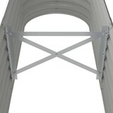  Povišena vrtna gredica od čelika 152 x 40 x 36 cm sivi | shoptok.hr