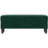  Klupa tamnozelena 100x35x41 cm baršunasta | shoptok.hr