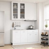  Kuhinjska jedinica LYON 4 kom. Bijela Konstruirano drvo Cijene
