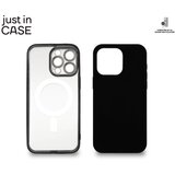 Just In Case 2u1 extra case mag mix plus paket crni za iphone 15 pro max