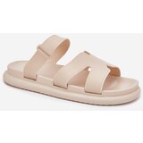 Boto Women's Rubber Slippers With Strap Beige Tavirae | shoptok.hr