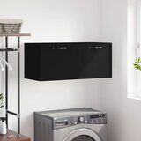 vidaXL Zidni ormarić crni 80 x 36 5 x 35 cm od konstruiranog drva Cijene