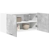 vidaXL Viseča omarica s polico Riga Betonsko siva 80 x 31 x 40 cm | Shoptok.si