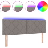  Vzglavje z LED lučmi z vzglavjem Taupe 160 cm blago, (5000043913) | Shoptok.si