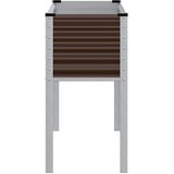  Vrtna žardinjera smeđa 100x45x90 cm čelična | shoptok.hr