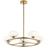 Quintiesse Kichler Pim Viseča stropna svetilka Fox Gold, 3000K, IP44, (22097969) | Shoptok.si