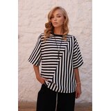 Trend Alacati Stili Ženska bluza Alc-X14539, Crno-bela | Eponuda.com