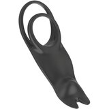 Aixiasia Hoody B - radio obroč za penis z možnostjo polnjenja (črn) | Shoptok.si
