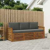  Setovi sofa 3 kom. Čvrsto drvo akacije | shoptok.hr