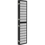  Sklopiva sobna pregrada 5 panela japanski stil 200x170 cm crna | Eponuda.com