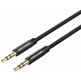 Vention Fabric Braided 3.5mm Male to Male Audio Cable 0,5m, Black