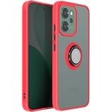 AVIZAR Ovitek za Oppo Reno 14 F / 14 FS z obročem in magnetom, Rdeča, (5000274208) | Shoptok.si