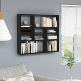 vidaXL zidna polica crna 90 x 16 x 78 cm od iverice Cijene