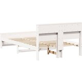  Krevetna konstrukcija Bijelo 135 x 190 cm Masivna borovina | shoptok.hr