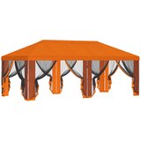  Pokrov za gazebo s bočnim zidovima 6 x 3 m Narančasta Poliester | shoptok.hr