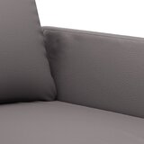  3-dijelni set sofa s jastucima sivi od umjetne kože | shoptok.hr