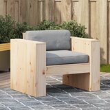 vidaXL Vrtni kavč 79x60x62 cm trdna borovina | Shoptok.si