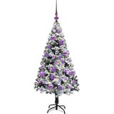 vidaXL Umestno božično drevo Zelena 120 cm PVC, jeklo in plastika | Shoptok.si