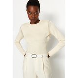 Trendyol Sweater - Beige - Slim fit Cijene