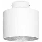 Sotto Luce Bela stropna svetilka z detajli v srebrni barvi MIKA Elementary XS, ø 20 cm