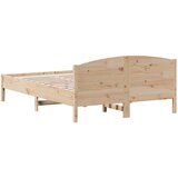  Okvir kreveta bez madraca 150 x 200 cm od masivne borovine | shoptok.hr