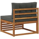  Zunanja srednja sofa Masiven les akacije Naravna, (5000272277) | Shoptok.si