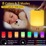 TAIPOW LED namizna svetilka s 4 USB priključki | Shoptok.si