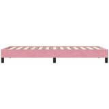 Box Spring Postelja brez vzmetnice Roza 80x210 cm Velvet, (21792980) | Shoptok.si