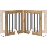  Vrata za pse s postoljem 4 pcs Hrast artisan 80 x 80 cm | shoptok.hr