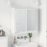 vidaXL Kopalniška ogledalna omara Visok sijaj bela 60 x 20 x 60 cm | Shoptok.si
