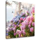  Slike na platnu roze CVIJEĆE_157-12 (moderne slike na platnu) | shoptok.hr