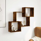 vidaXL Zidni ormarić boja hrasta 78x18x71 cm od konstruiranog drva | shoptok.hr