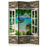  Paravan u 3 dijela - Tropical Beach [Room Dividers] 135x172 | shoptok.hr