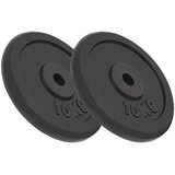 vidaXL Uteži 2 kosa 2x10 kg lito železo, (20624738) Cene