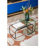 Leitmotiv Crni stolić za kavu sa staklenom pločom stola 40x80 cm Ventana – | shoptok.hr