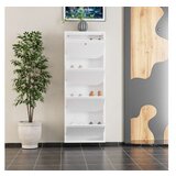 Hanah home Ormar za cipele Locking 4 Piece Metal White | ePonuda.com