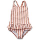 Liewood otroške kopalke amara stripe dusty coral/creme de la creme Cene
