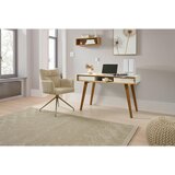 MID.YOU PISALNA MIZA les, leseni material bela, barve hrasta | Shoptok.si