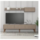 Hanah home TV ormarić s policama Lyon 2, 180 cm, krem | Eponuda.ba