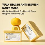 SOMEBYMI Yuja Niacin Anti Blemish Daily Mask sheet maska za blistav ten za ujednačavanje tena lica veliko pakiranje 30 kom | shoptok.hr