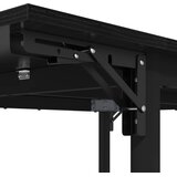  Produživi blagovaonski stol 120 x 81,5 x 75 cm Crni hrast Slike