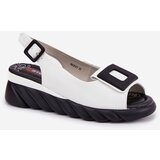 ARTIKER Leather Women's Wedge Sandals with Decoration | Shoptok.si