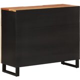  Komoda s 2 vrata 90 x 33 x 75 cm od masivnog drva bagrema | Eponuda.com